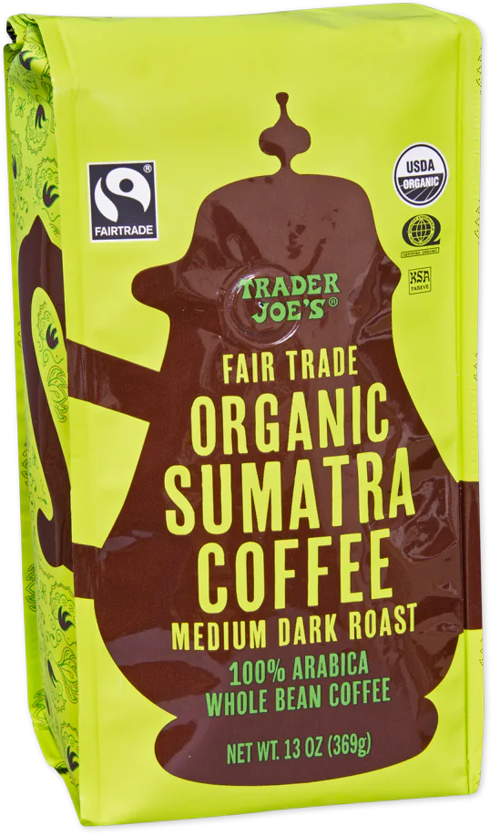 Fair Trade Organic Sumatra Coffee 13 Oz