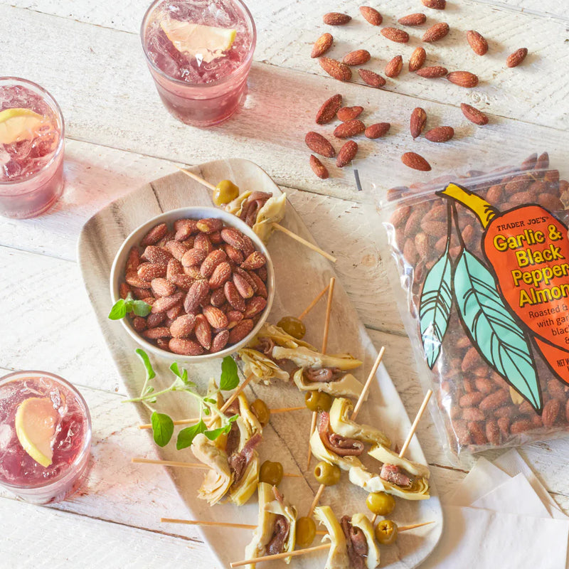Garlic & Black Pepper Almonds 12 Oz