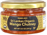 Sri Lankan Organic Mango Chutney – Sweet Spiced Mango Condiment 8.5 Oz