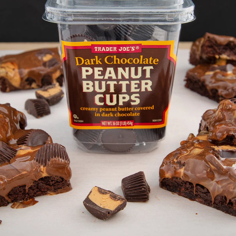 Trader Joe's Dark Chocolate Peanut Butter Cups (16 Oz)