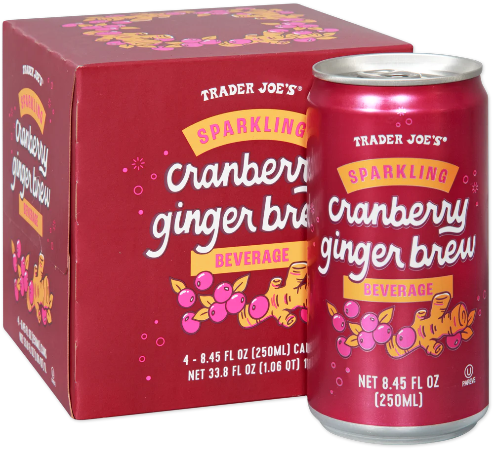Sparkling Cranberry Ginger Brew Beverage 8.45 Oz