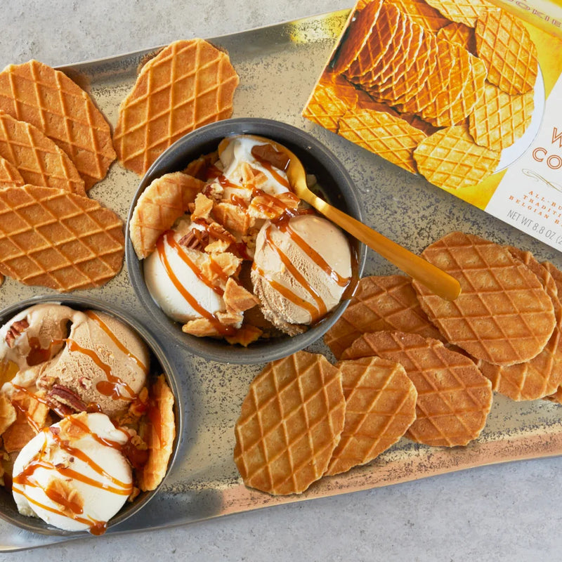 Trader Joes Belgian Butter Waffle Cookies/8.8 Oz