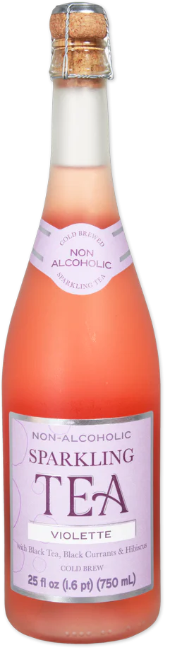 Non-Alcohol Sparkling Violette Tea - 750 mL