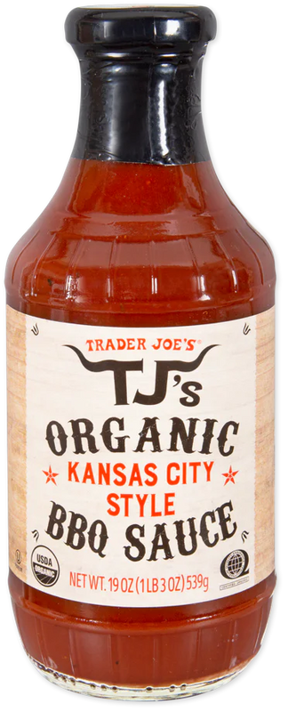 Trader Joes Organic Kansas City Style BBQ Sauce/19 Oz