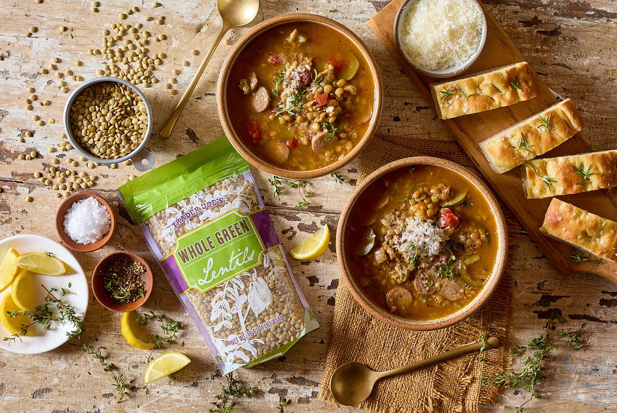 Whole Green Lentils – 16 Oz Nutty High-Protein Legumes