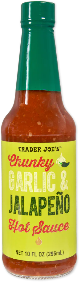 Trader Joes Chunky Garlic & Jalapeño Hot Sauce/10 Fl Oz