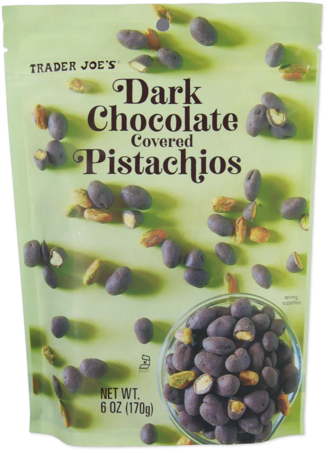 Dark Chocolate Covered Pistachios /6 Oz