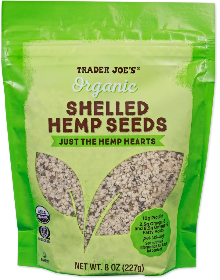 Organic Shelled Hemp Seeds 8 Oz Plant Protein Superfood
