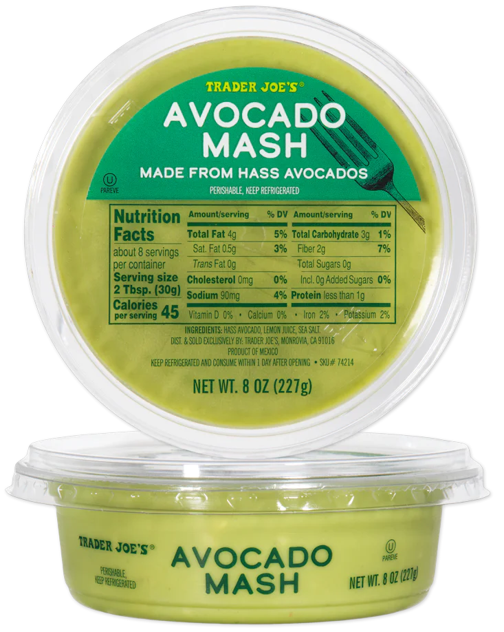 Avocado Mash – Smooth, Ready-to-Use Hass Avocado Spread