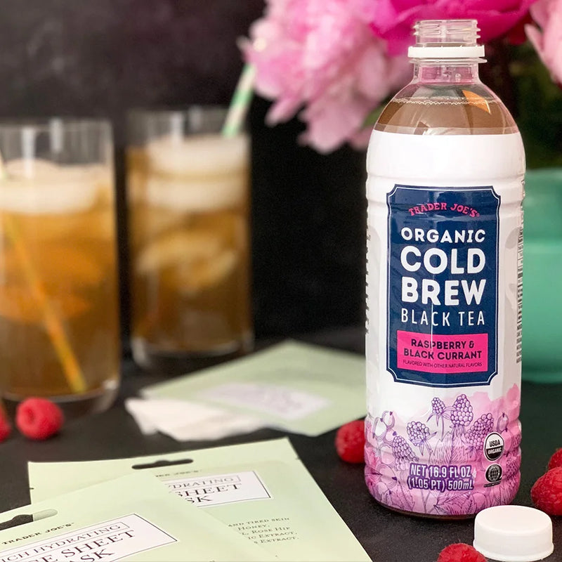 Organic Cold Brew Raspberry & Currant Black Tea-500ML