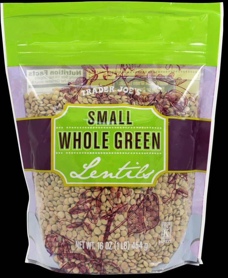 Whole Green Lentils – 16 Oz Nutty High-Protein Legumes