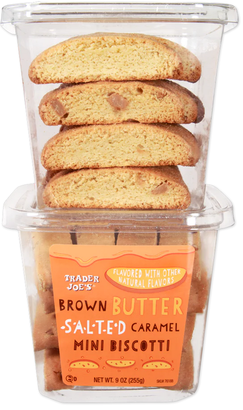 Mini Biscotti de Caramelo Salado con Mantequilla Dorada 9 oz