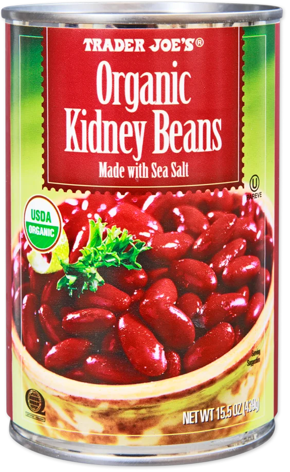 Trader Joe’s Organic Kidney Beans/15.5 Oz