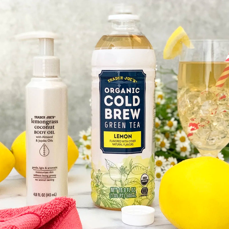 Organic Cold Brew Green Tea with Lemon-500ML