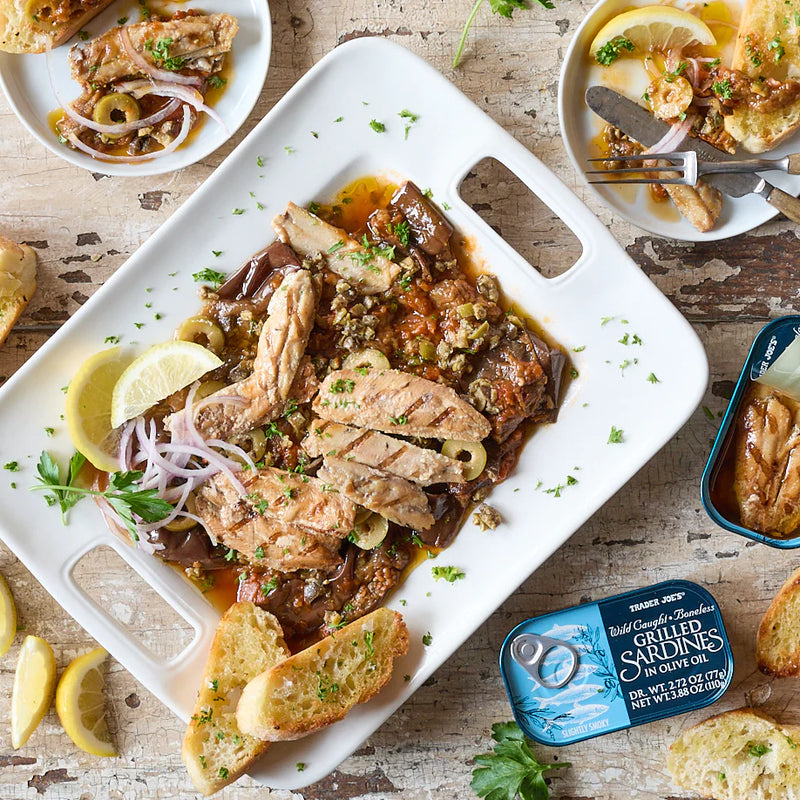 Wild Caught Boneless Grilled Sardines in Olive Oil 3.88 Oz