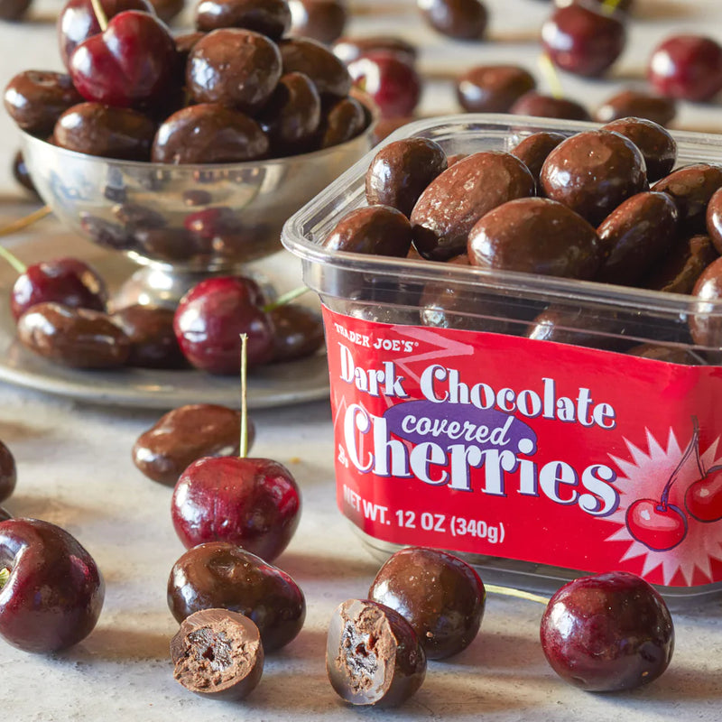 Dark Chocolate Covered Cherries 12 Oz