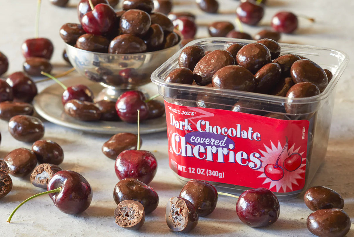 Dark Chocolate Covered Cherries 12 Oz