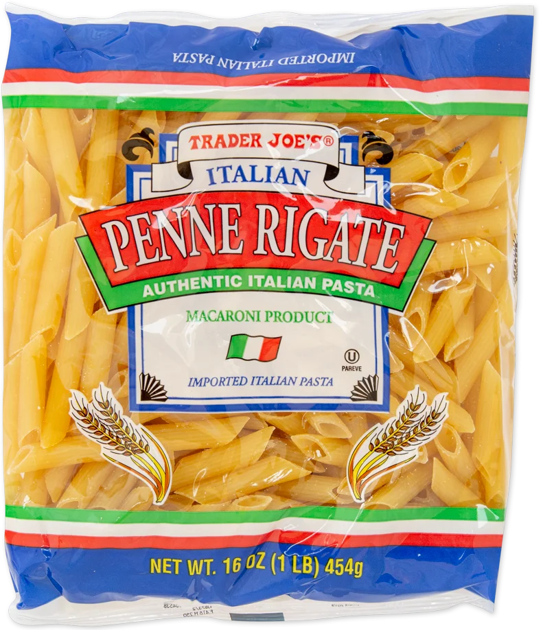 Trader Joe’s Authentic Italian Penne Rigate Pasta / 1 Lb