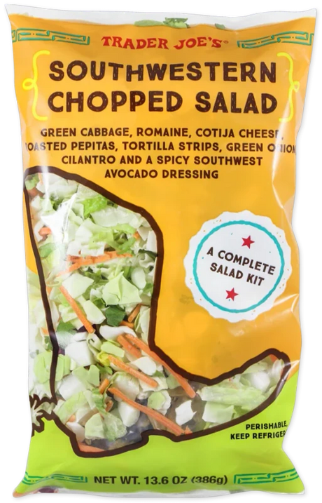 Spicy Southwestern Chopped Salad with Avocado Dressing