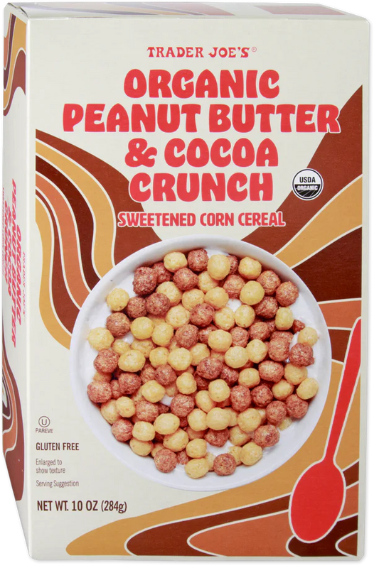 Organic Peanut Butter & Cocoa Crunch 10 oz