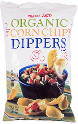 Trader Joe's Organic Corn Chip Dippers Flavorful Snack /9.75 Oz