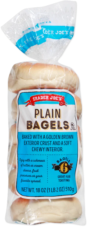 Plain Bagels 18 Oz