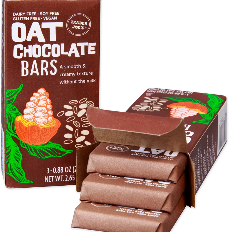 Trader Joes Oat Chocolate Bars/2.65 Oz