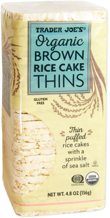 Trader Joes Organic Brown Rice Cake Thins/4.8 Oz