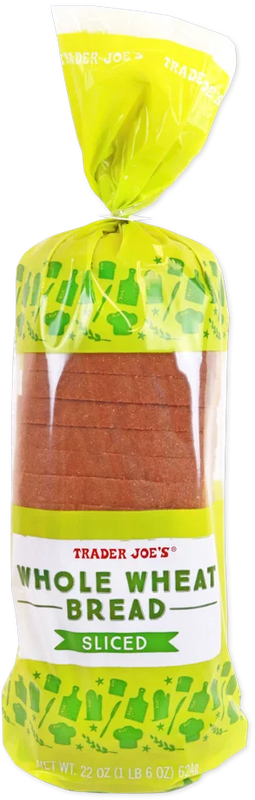 Trader Joe's Nutritious & Fresh Whole Wheat Sliced Bread (22 Oz)