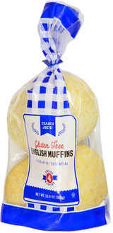 Trader Joe’s Soft & Fluffy Gluten Free English Muffins / 10.8 Oz
