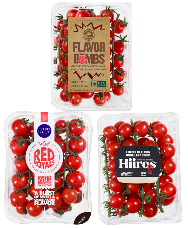 Cherry Tomatoes on the Vine 12 oz Sweet & Juicy