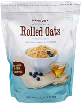 Rolled Oats 32 Oz Gluten Free Whole Grain Breakfast Cereal High Fiber