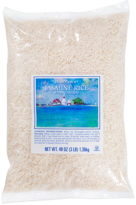 Trader Joes Jasmine Rice From Thailand 3 Lb