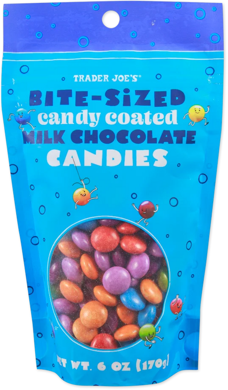 Trader Joes Candy Coated Chocolates/6 Oz