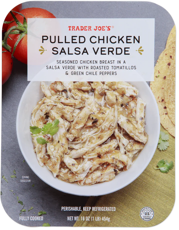 Pulled Chicken Salsa Verde 16 Oz