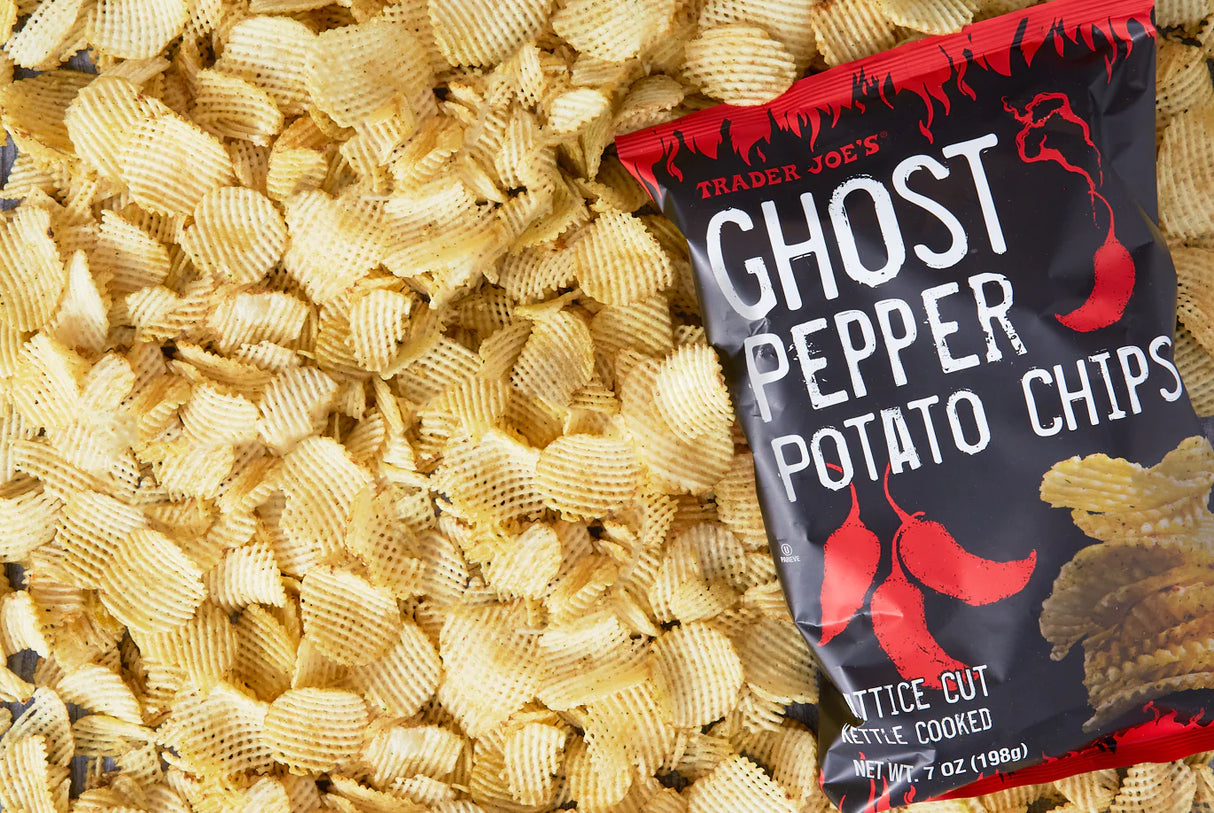 Trader Joes Ghost Pepper Potato Chips/7 Oz