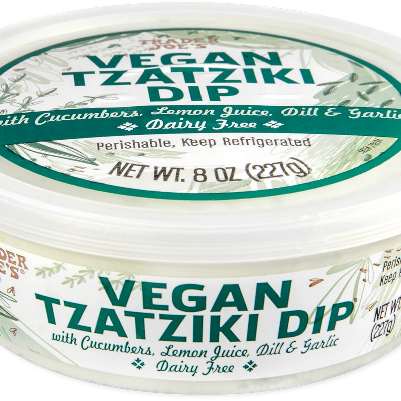 Vegan Tzatziki Dip – Dairy-Free Creamy Cucumber Garlic Mediterranean Sauce