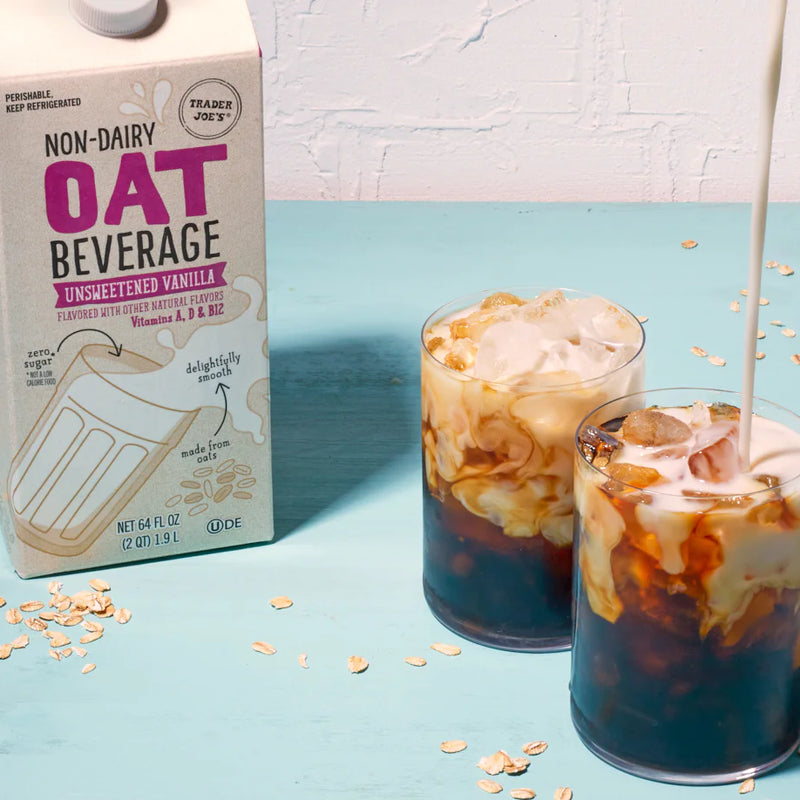 Non-Dairy Oat Beverage Unsweetened Vanilla 64 Fl Oz