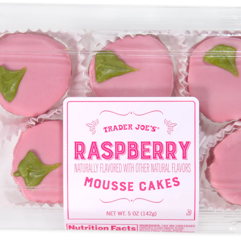 Trader Joe’s Raspberry Mousse Cakes/5 Oz