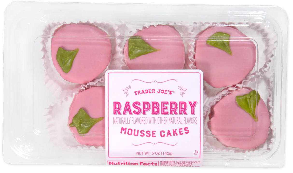 Trader Joe’s Raspberry Mousse Cakes/5 Oz