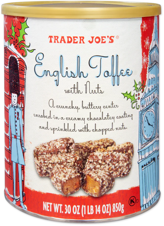 Trader Joes English Toffee with Nuts/30 Oz