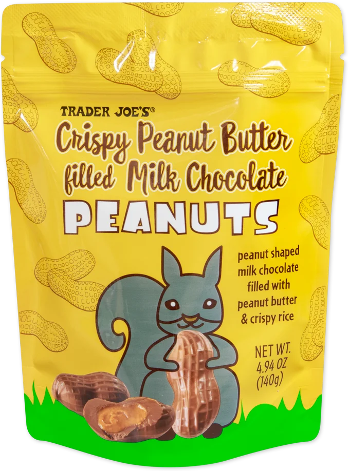 Trader Joe's Crispy Peanut Butter Filled Milk Chocolate Peanuts (4.94 Oz)