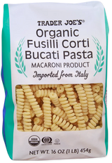 Trader Joe’s Organic Fusilli Corti Bucati Pasta/1 Lb