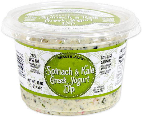 Reduced Guilt Spinach & Kale Greek Yogurt Dip – Light Creamy Veggie Dip with Greek Yogurt