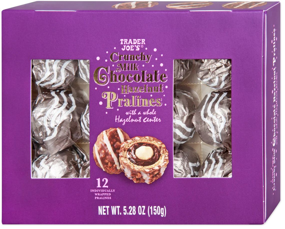 Crunchy Milk Chocolate Hazelnut Pralines 5.28 Oz