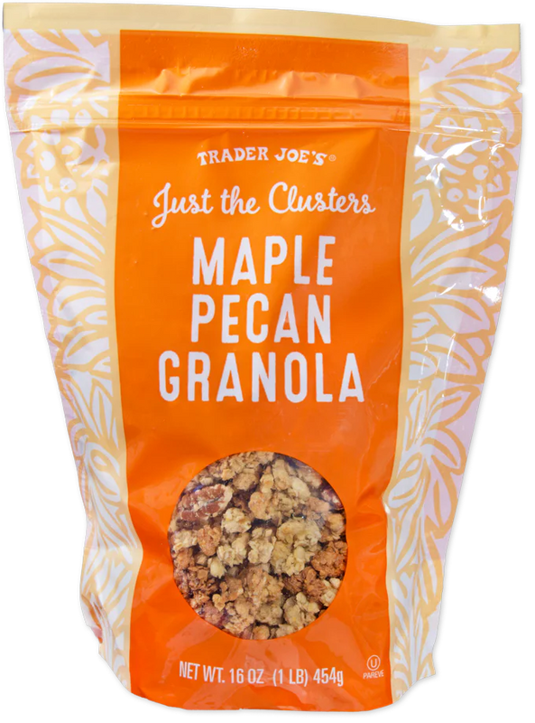 Trader Joes Just The Clusters Maple Pecan Granola/16 Oz