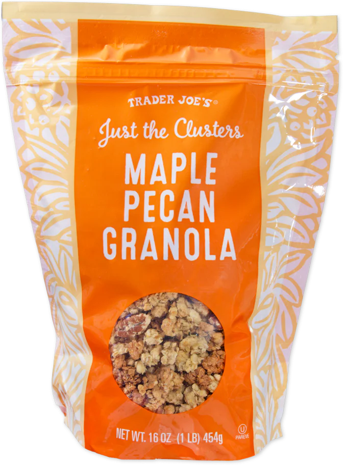 Trader Joes Just The Clusters Maple Pecan Granola/16 Oz