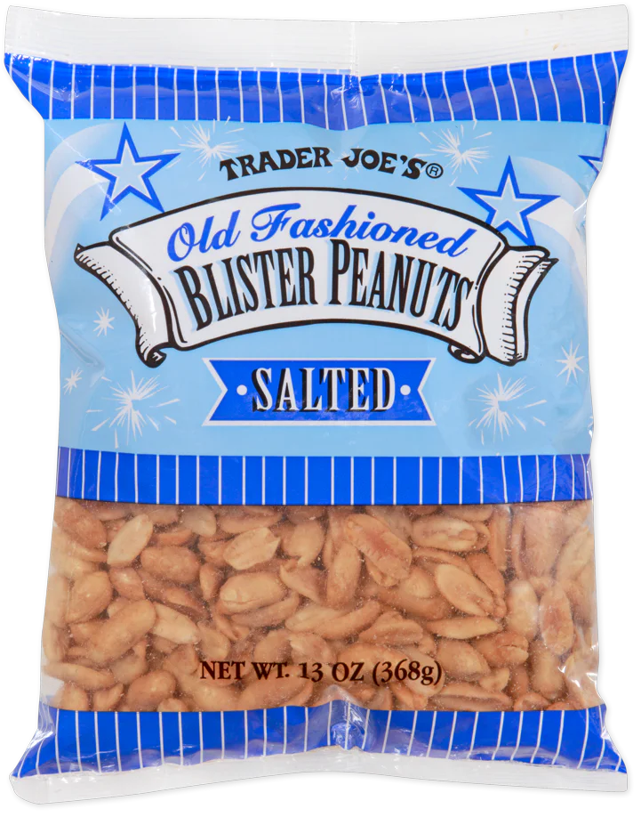 Trader Joes Old Fashioned Blister Peanuts 13 Oz