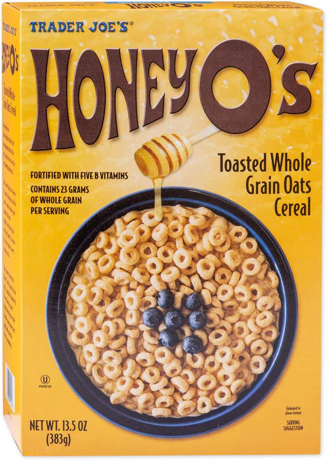 Trader Joes Honey O's Cereal/13.5 Oz