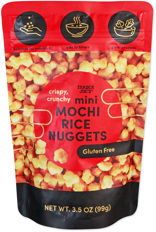 Mini Mochi Rice Nuggets 3.5 oz Crunchy & Flavorful